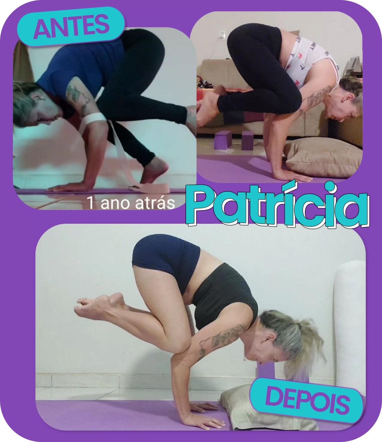 Antes x Depois Patrícia