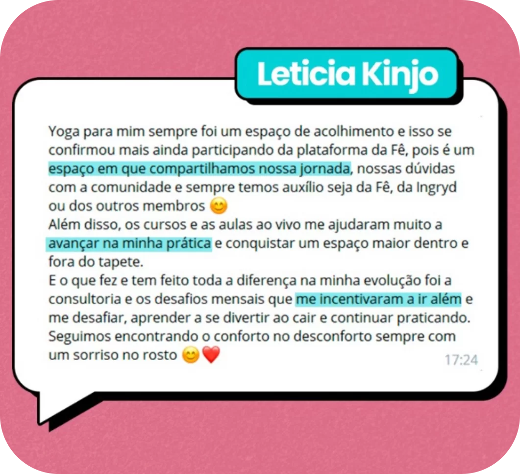 Depoimento Leticia Kinjo